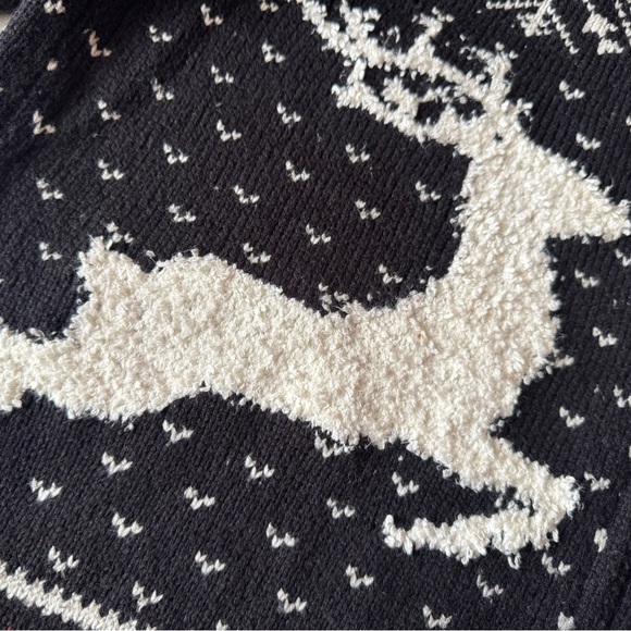 Y2K J. Jill Deer Valley Fair Isle Full Zip Cardigan Sweater Women’s Large - Picture 9 of 10